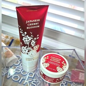 Japanese Cherry Blossom 🍒 Bath & Body Works Body butter + Moisturizing Wash